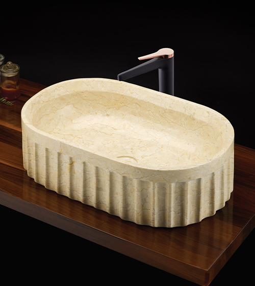Bella Crema - Cream Marble Basin – Aquant India